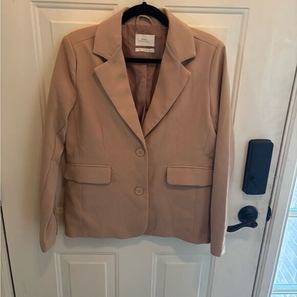 Urban Outfitters Tan Blazer Classic Tailored Fit - Picture 2 of 4